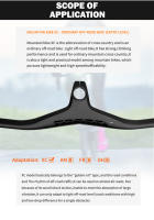 TOSEEK Mtb Handlebars And Stem 28.6mm-17Degree Carbon Integrated Handlebar For Mountain Bike 660~80070/80/90/100mm Bicycle Parts - details 9