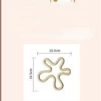 Armarios de silicona resistentes al calor, diseño geométrico antideslizante para mesas de cocina - details 4