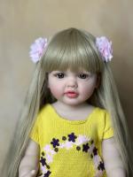 BZDOLL-Muñeca realista de bebé recién nacido, juguete de baño de 55cm con cuerpo de silicona completo, 22 pulgadas, regalo de Navidad para niña - details 5