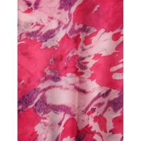 Vestido de Chiffon Adelgazante con Cuello Alto y Estampado de Cinturón - details 10