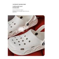 Nuevos modelos de pareja, zapatos con agujeros para mujer, ropa exterior de verano, sandalias informales ligeras para la playa, sandalias impermeables Baotou, zapatillas para hombre - details 6