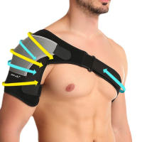 Almohadilla protectora deportiva para hombros, equipo de Fitness ajustable fácil de lavar, adecuado para alivio del dolor articular, dislocación - details 7