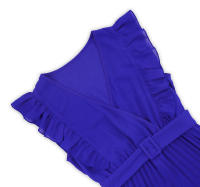 Monos de Cintura Alta para Mujer 2024 Estilo Sexy y Delgado con Cuello en V con Falda Ancha y Pantalones Material de Poliéster Para Primavera/Verano - details 21