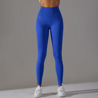 Leggings de yoga sin costuras para mujer, ropa deportiva de entrenamiento, pantalones deportivos de cintura alta - details 3