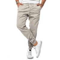 Pantalones cargo informales para hombre, pantalones de cintura elástica, monos - details 2