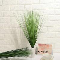 Ramas de plantas artificiales para decoración del hogar, césped artificial de hojas verdes grandes para salas de estar, dormitorios, patios, jardines, - details 6