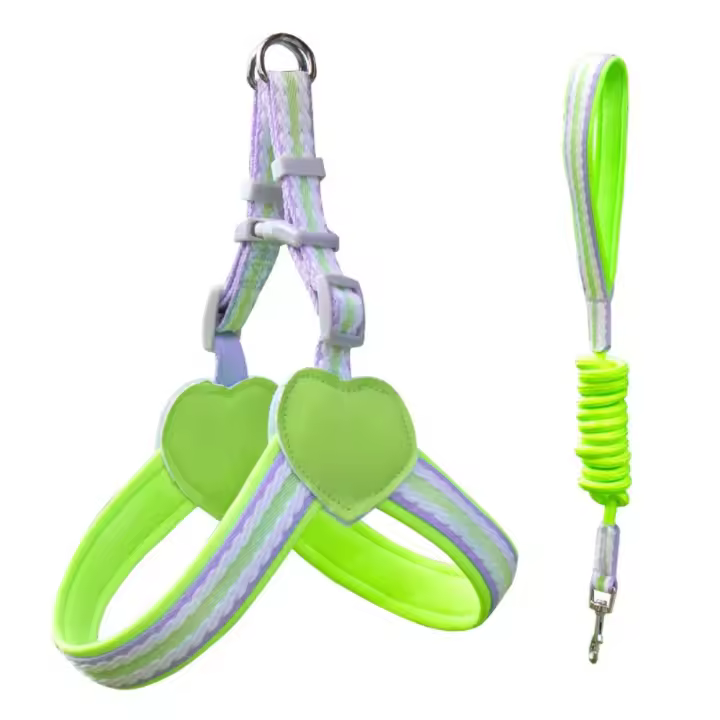 Práctico arnés para perro en forma de Y, estilo de chaleco ajustable, cuerda de tracción para perro, resistente al desgaste, transpirable, correa para el pecho para cachorro, verano - 1