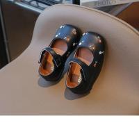 Zapatos de cuero para niños y niñas, zapatillas planas de princesa, versátiles, con flores dulces, fondo suave, antideslizantes, a la moda, novedad de otoño, 2024 - details 12