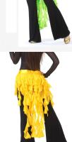 1 pieza de cinturón para el vientre para mujer, cinturón de baile latino, falda de zorro de nueve colas, falda con flecos ondulados - details 11