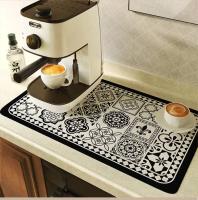 Almohadilla de drenaje para máquina de café, estera súper absorbente para secado de platos, almohadilla de drenaje para vajilla, alfombra de secado rápido, mantel individual para vajilla de cocina - details 10