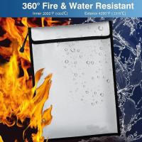 Bolsa de documentos impermeable a prueba de fuego S/M/L carpeta protectora ignífuga portátil cierre de cremallera resistente al calor - details 8