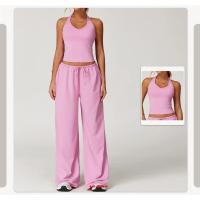 Pantalones rectos para mujer, pantalones de Yoga de cintura alta, entrenamiento para correr, mallas acampanadas, pantalones de Yoga para deportes al aire libre, pantalones atléticos - details 1