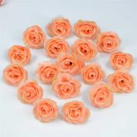 Mini cabezas de rosas artificiales de seda para decoración del hogar, accesorios artesanales de flores falsas, 10/50/100 piezas, 2,5 cm - details 4