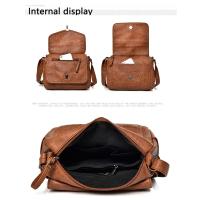 Bolsos de hombro de cuero suave Vintage para mujer, bolsos de lujo, paquete de diseñador, bolso cruzado pequeño, 2021 - details 17