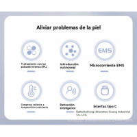 Masajeador EMS Herramienta de Cuidado de la Belleza para Aliviar Líneas de Cuello - details 1