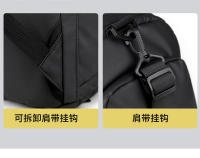 Mochila compartimento de zapatos independiente se puede llevar en ambos hombros mochila deportiva de gran capacidad hombres y mujeres bolsa de viaje de separación seca y húmeda - details 23