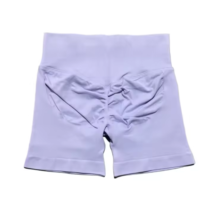 Pantalones, pantalones cortos de yoga sin costuras de cintura baja de 4,5 pulgadas, pantalones cortos de gimnasio, pantalones cortos de entrenamiento para motociclista, pantalones cortos elásticos para Fitness - 1