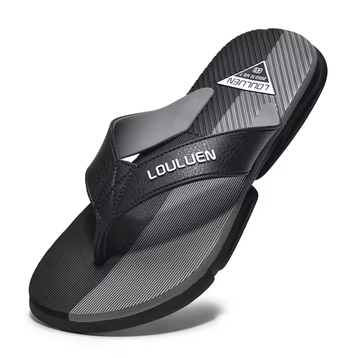 Chanclas de hombre Eva Cool, zapatillas antideslizantes para el hogar, zapatillas deportivas de goma con suela gruesa, sandalias de exterior para hombre. - 1