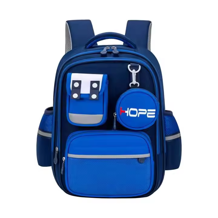 Mochila infantil de retales multicapa de nuevo color 2025 con gran capacidad y fácil almacenamiento, billetera desmontable para estudiantes - 1