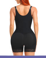 Slimming Shapewear for Women Postpartum Tummy Control Body Shaper Butt Lifter Bodysuit Zipper Open Bust Open Crotch Corset Fajas - details 14