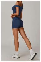 Conjunto de Yoga de Cintura Alta Ouwu Traje Deportivo de 3 Piezas Monos Deportivos para Mujeres - details 11
