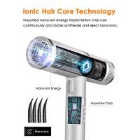 Secador de pelo profesional, secador de pelo iónico infrarrojo negativo, herramienta de estilismo de salón de viento frío y caliente, soplador de pelo, secador de pelo eléctrico - details 7