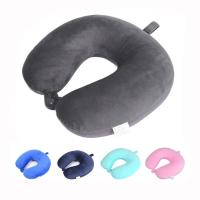 Almohada de Viaje de Espuma Viscoelástica Suave, Ajustable para Cabeza y Cuello, Ideal para Avión, Coche, Oficina - details 1