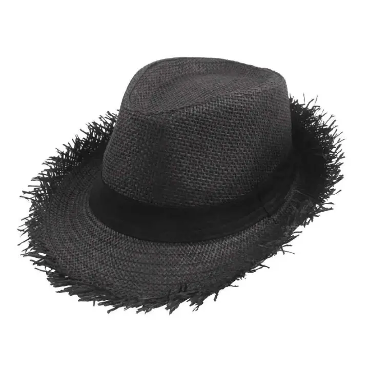 Gorra de Sol Estilo Panamá Clásico Sombrero de Playa para Hombres en Verano Moda de Vacaciones - 1