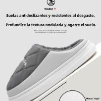 Nuevas zapatillas de algodón para mujer, cálidas en el interior del hogar en otoño e invierno - details 1