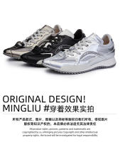 Nuevos zapatos deportivos versátiles puntiagudos zapatos de plataforma casual de las mujeres zapatos de las mujeres de moda marea - details 10