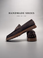 Mocasines de alta gama, cuero genuino, piel de vaca de primera capa, zapatos de moda hechos a mano con un pedal. - details 10