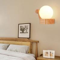 Lámpara De Pared De Madera Con Diseño Japonés Led Para Decoración Artística Del Hogar, Luz Nocturna Minimalista Para Dormitorio - details 1