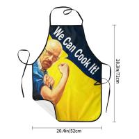 Babero personalizado Breaking Bad Time delantales hombres mujeres Unisex adulto Chef cocina Walter White Tablier cocina jardinería - details 76