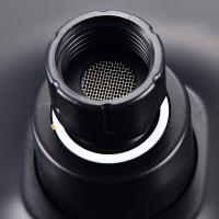 Sistema de termostato, grifo termostático, juego de lluvia, cabezal de ducha negro con ducha de mano - details 7