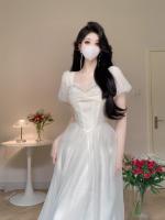 Elegante Vestido de Princesa con Diamantes Cintura Ajustable para Adelgazar - details 9