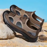 Nuevos zapatos sin cordones de malla transpirable de verano para hombre, perfectos para conducir, actividades al aire libre y la playa. - details 5