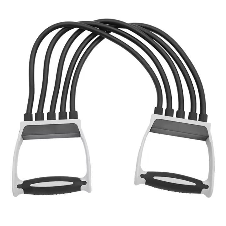 Fortalecedor de manos ajustable, ejercitador de brazo, expansor de pecho, bandas de resistencia, entrenador en casa - 1