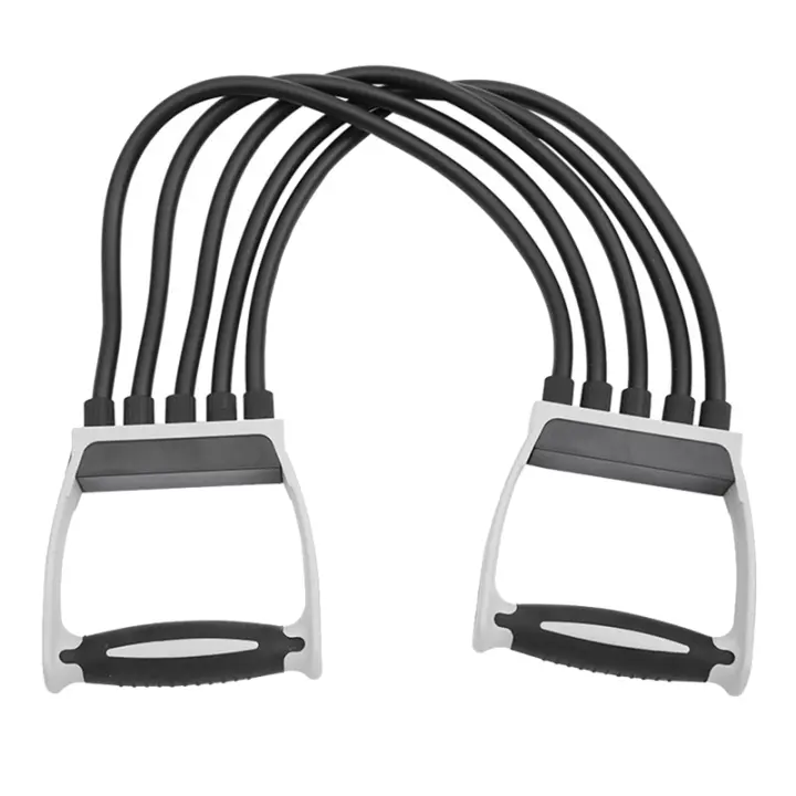 Fortalecedor de manos ajustable, ejercitador de brazo, expansor de pecho, bandas de resistencia, entrenador en casa - 1