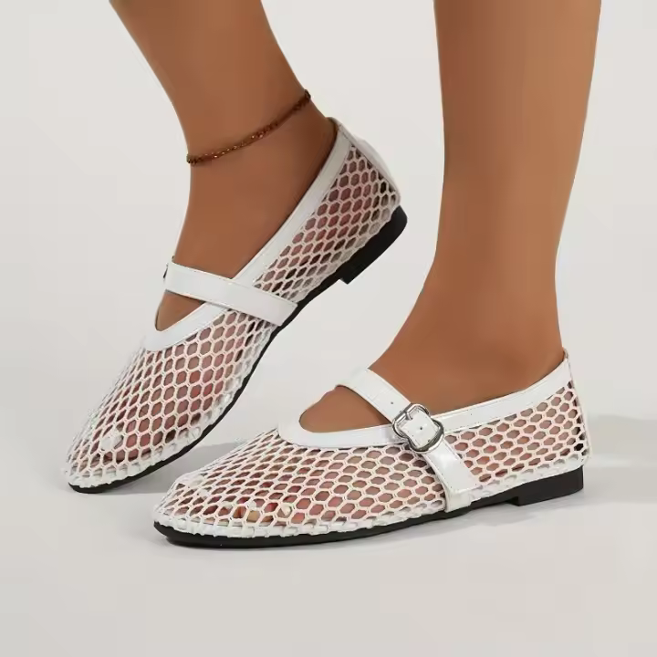 Sandalias Planas Suaves Mary Jane Moda Transpirable Versátil para Mujer - 1