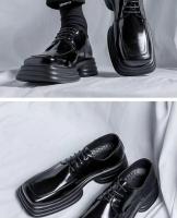 Ligue y use zapatos de cuero multifuncionales para hombre con un vestido de negocios con parte inferior de esponja marina - details 7