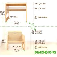 Montessori para Bebés de 1-3 años, Ajustable en Altura, Ideal para Leer/Comer/Jugar, Fácil de Montar, Certificado CPC - details 4