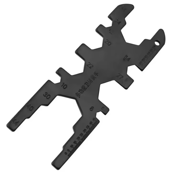 Manguera de reparación de ducha, llave para grifo, tuerca de plástico de acero con alto contenido de carbono, carrete, llave de burbujeador, aflojador ajustable - 1