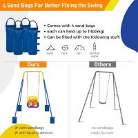 Columpio para Niños 4 Bolsas de Arena, Extremamente Resistente, Montaje Fácil, Guardado Sencillo - details 3