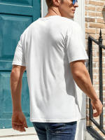 Camiseta con gráfico desgastado 'I Am Panic' Hercules: camisa de algodón blanca para hombre para amantes de la mitología y los dibujos animados - details 2
