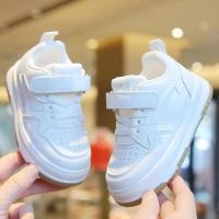 Los niños pequeños zapatos blancos primavera y otoño de los niños zapatos deportivos antideslizantes ligeros zapatos de los niños del bebé de fondo blando zapatos casuales - details 1