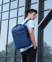 Mochila de viaje de negocios para hombre, puerto de carga USB, bolsillo separado para ordenador portátil, resistente al agua - details 6