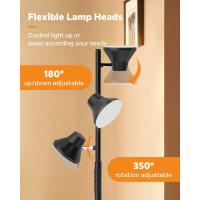 Lampara de Pie LED Regulable 36W 2500LM Lampara de Pie Salon con Mando a Distancia y Control Táctil, 4 Temperaturas de Color, 3 Luces Giratorias Luz de Pie para Salón, Habitación y Oficina - details 14
