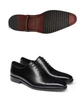 Zapatos marrones de los hombres de la boda del partido del cordón clásico del zurriago de lujo original vendedor caliente - details 14