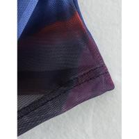 TRAFZA Conjunto de 2 piezas para mujer, camisa plisada de manga larga con cuello redondo y falda midi recta, moda 2023 - details 5