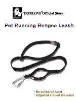 Truelove-correa elástica para correr para mascotas, accesorio manos libres para perros medianos y grandes, profesional, mosquetón, puntadas reflectantes, TLL2271 - details 0